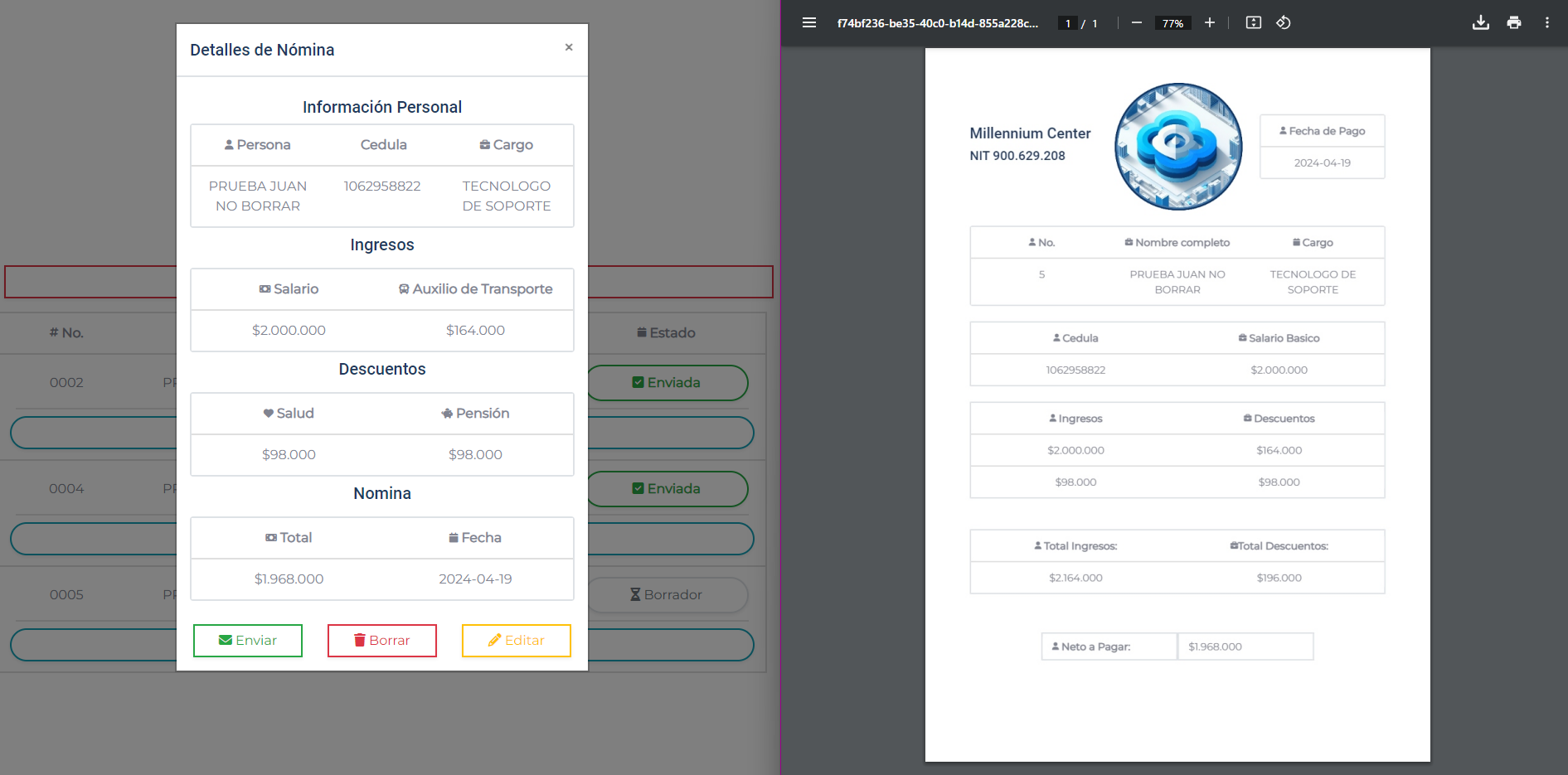 Helios Semi-Automated Payment Receipt Generator